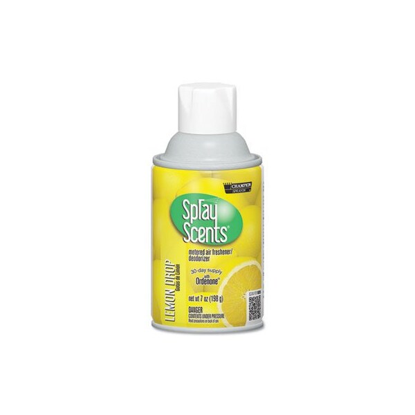 Chase Products ChaseProd, SPRAYSCENTS METERED AIR FRESHENER REFILL, LEMON, 7 OZ AEROSOL, 12PK 5189 - main